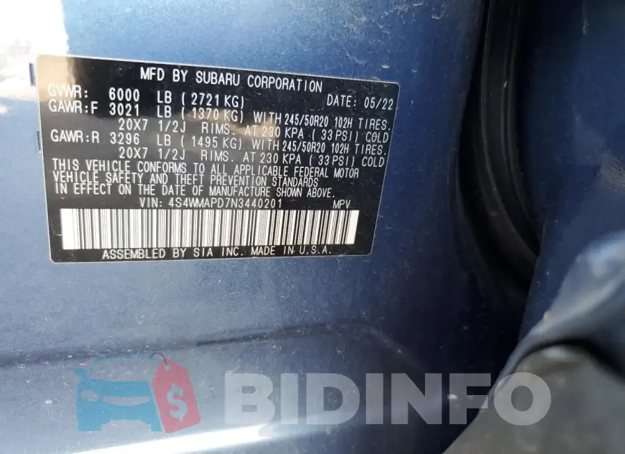4S4WMAPD7N3440201 Photo# 13