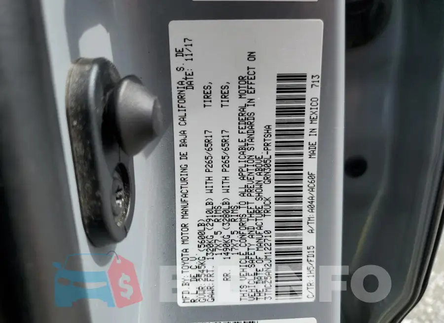 3TMCZ5AN2JM122710 Photo# 12