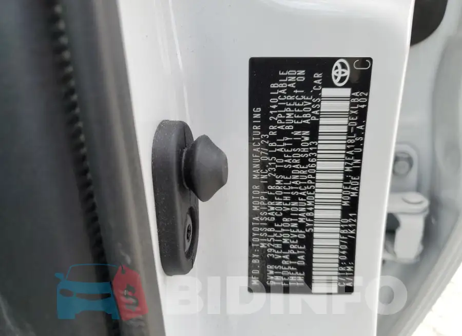 5YFB4MDE5PP066313 Photo# 12