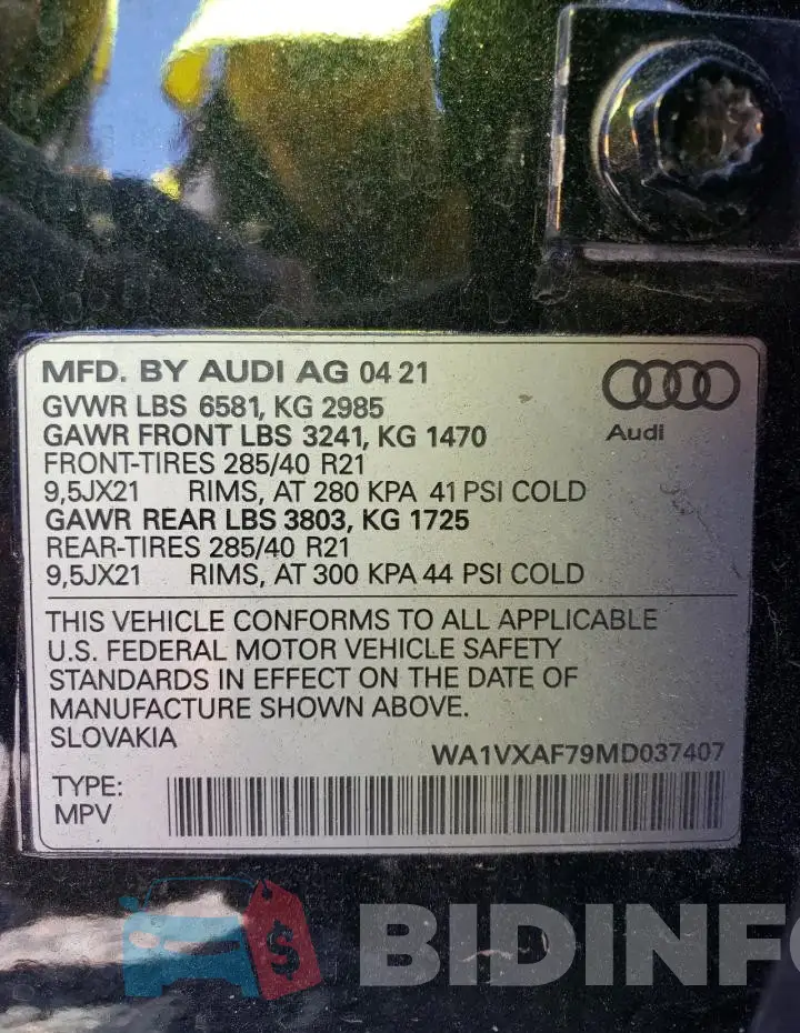 WA1VXAF79MD037407 Photo# 13