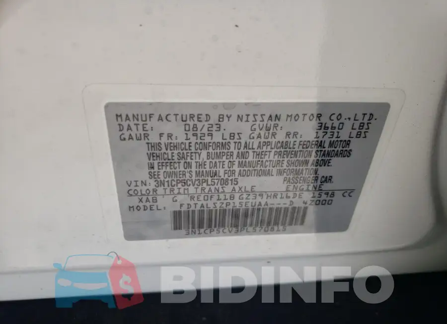3N1CP5CV3PL570815 Photo# 13