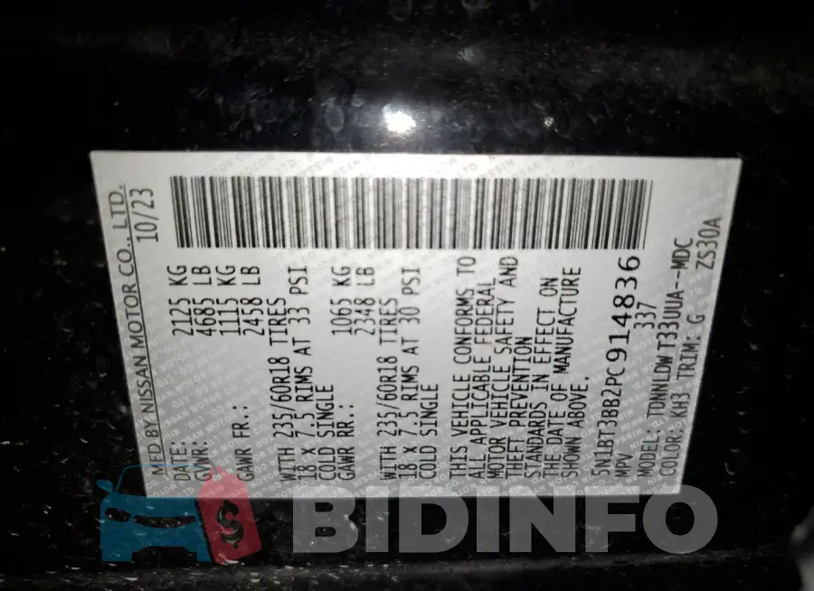 5N1BT3BB2PC914836 Photo# 13