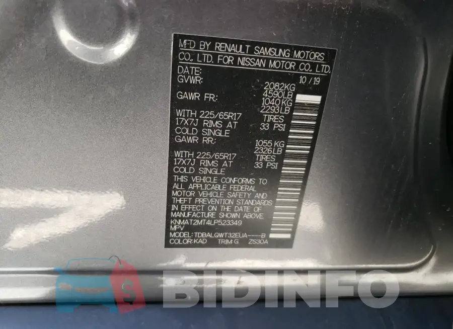 KNMAT2MT4LP523349 Photo# 13