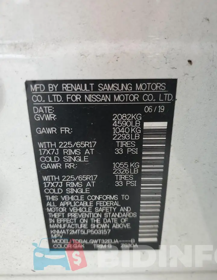 KNMAT2MT5LP503157 Photo# 13