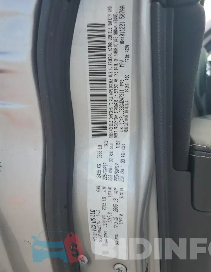 1C4PJLCS9GW247311 Photo# 13