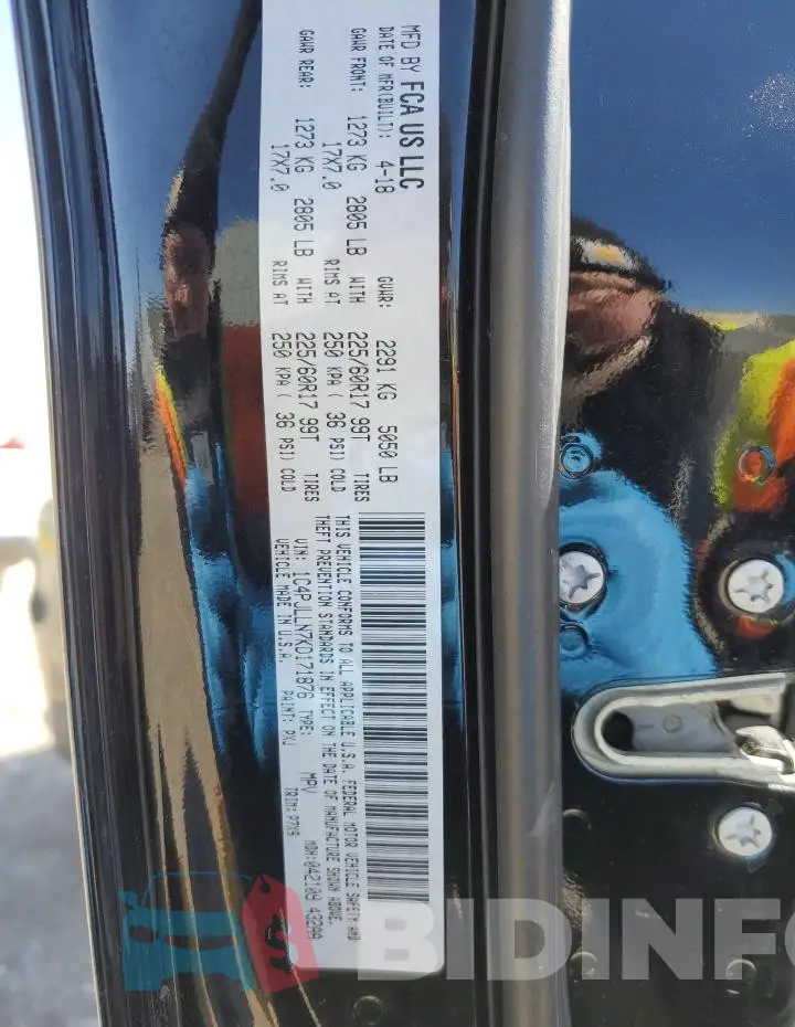 1C4PJLLN7KD171876 Photo# 12