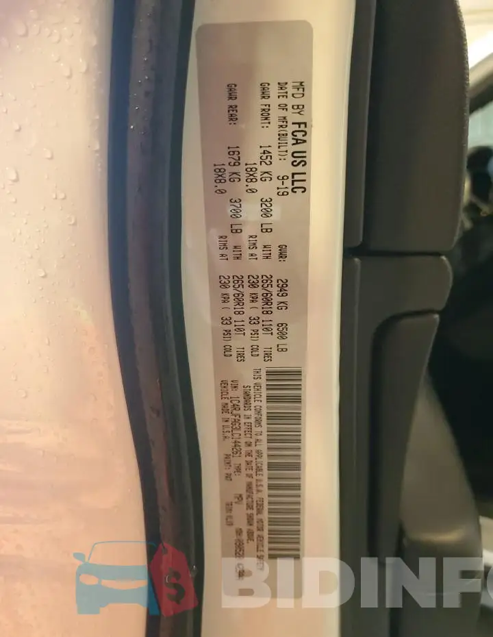 1C4RJFAG3LC144261 Photo# 13