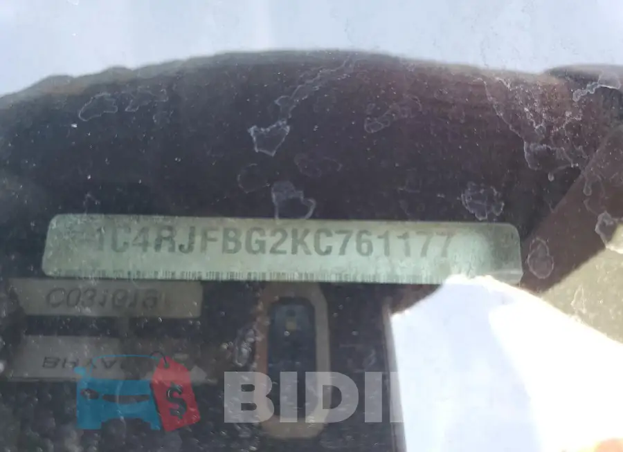 1C4RJFBG2KC761177 Photo# 13