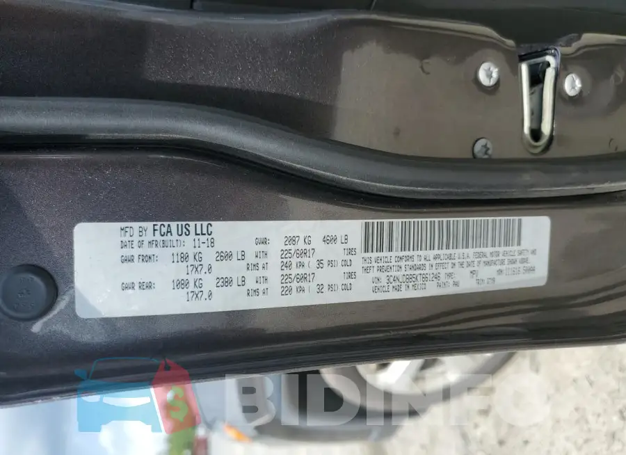 3C4NJDBB5KT661246 Photo# 13