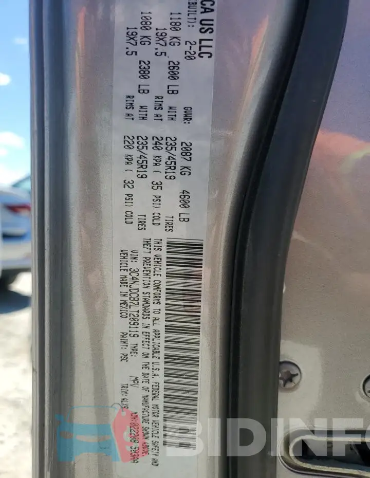 3C4NJDCB7LT209119 Photo# 13