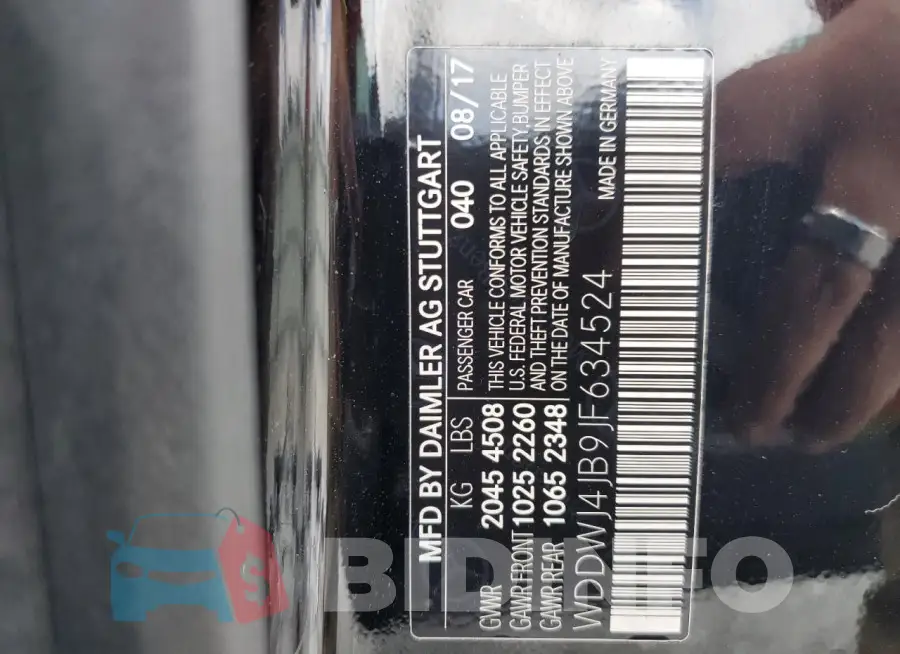 WDDWJ4JB9JF634524 Photo# 13