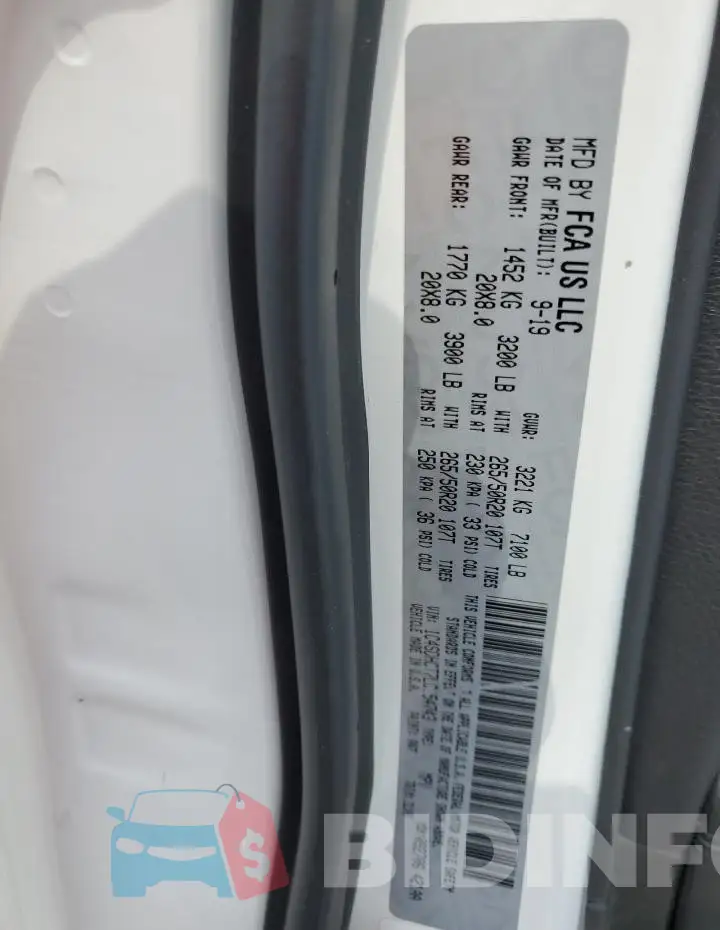 1C4SDHCT7LC154743 Photo# 13