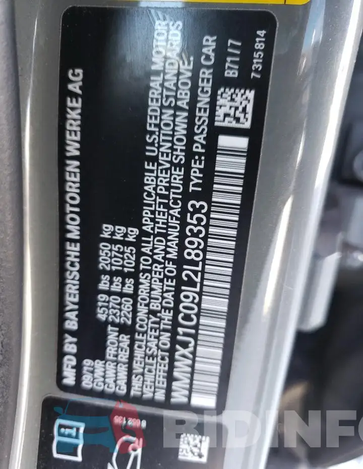WMWXJ1C09L2L89353 Photo# 12