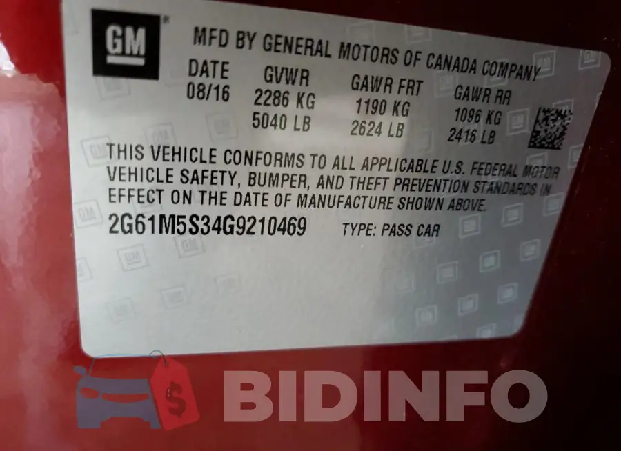 2G61M5S34G9210469 Photo# 12