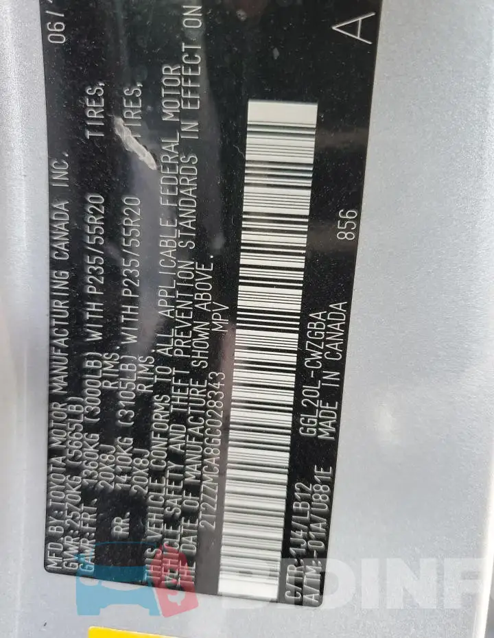2T2ZZMCA8GC028343 Photo# 13