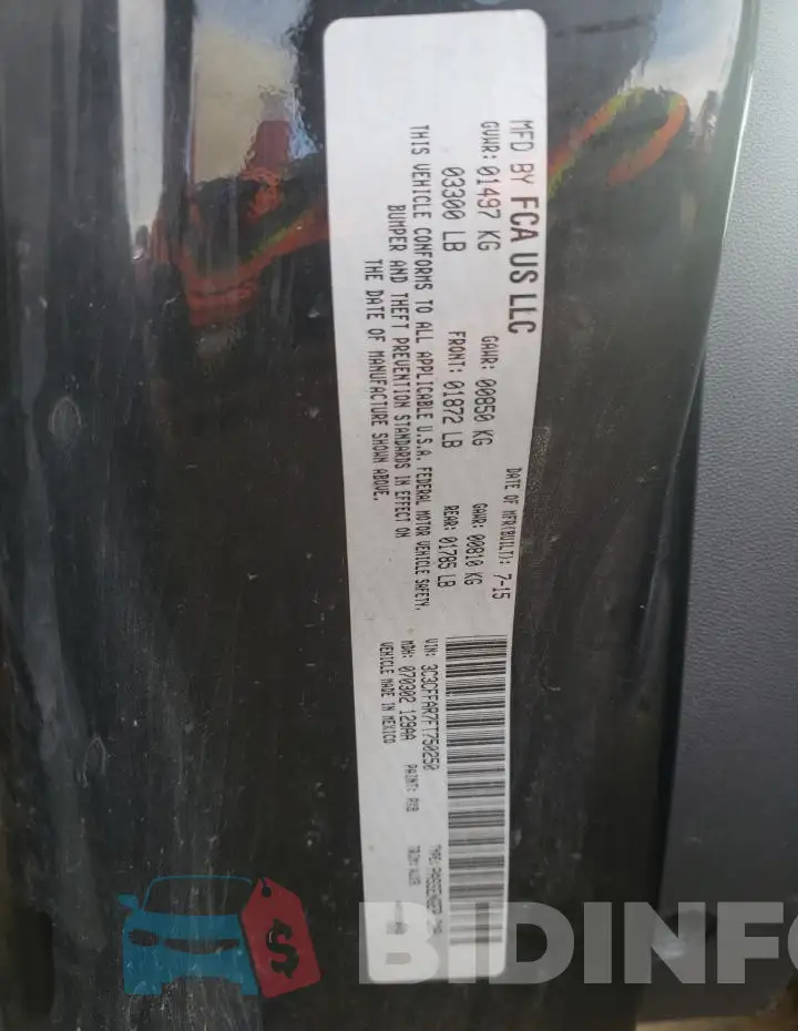 3C3CFFAR7FT750250 Photo# 12