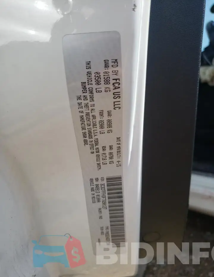 3C3CFFFH3FT690127 Photo# 13
