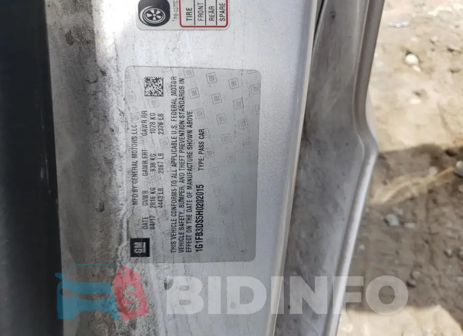 1G1FB3DS5H0202015 Photo# 12