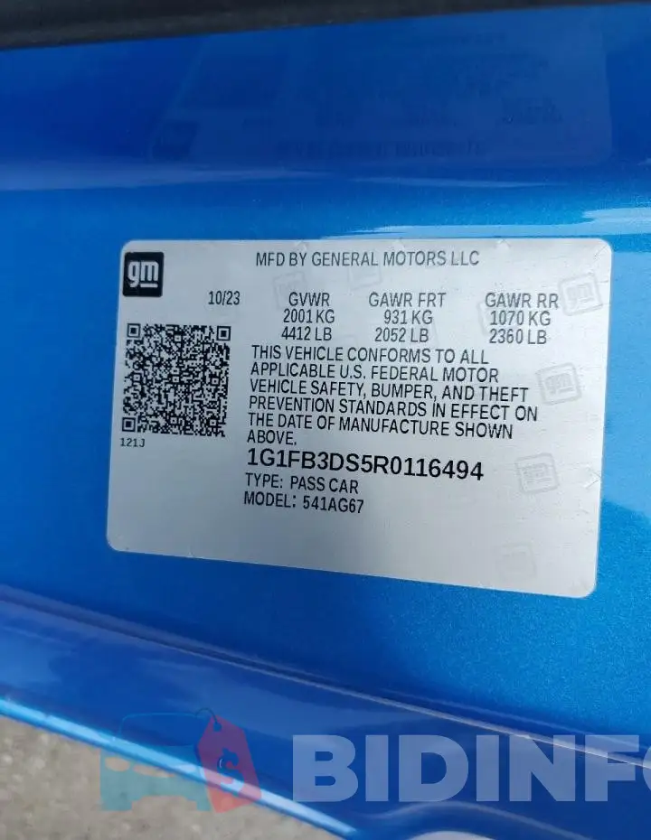 1G1FB3DS5R0116494 Photo# 12