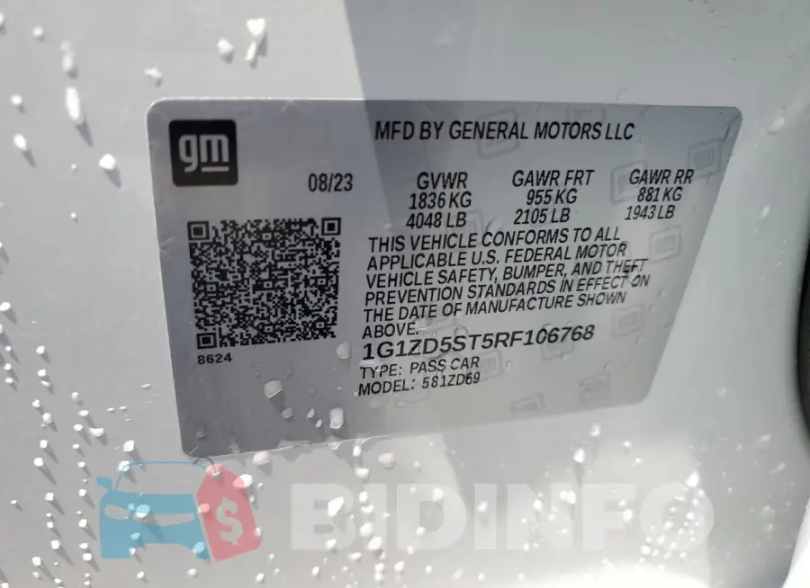 1G1ZD5ST5RF106768 Photo# 12