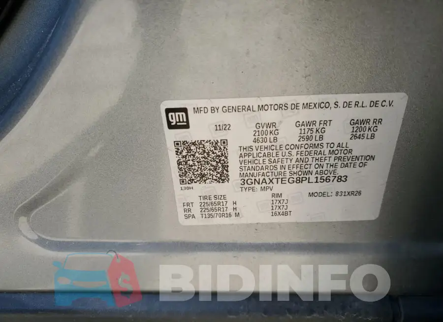 3GNAXTEG8PL156783 Photo# 13