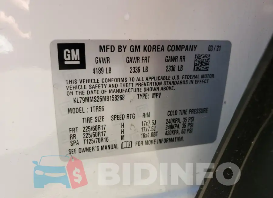 KL79MMS26MB158268 Photo# 12