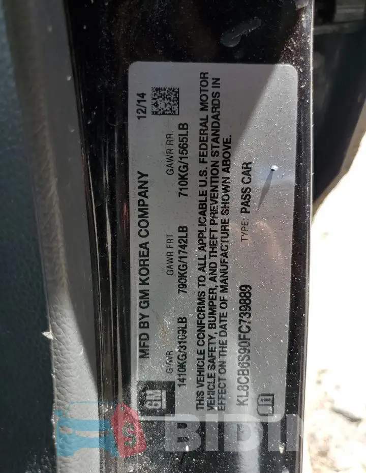 KL8CB6S90FC739889 Photo# 12