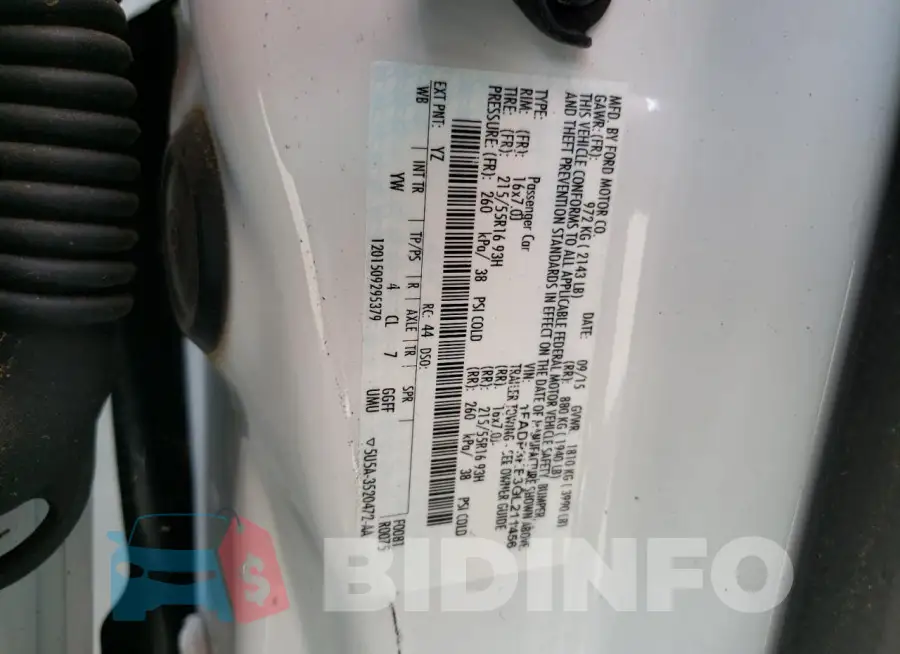 1FADP3KE3GL211456 Photo# 13