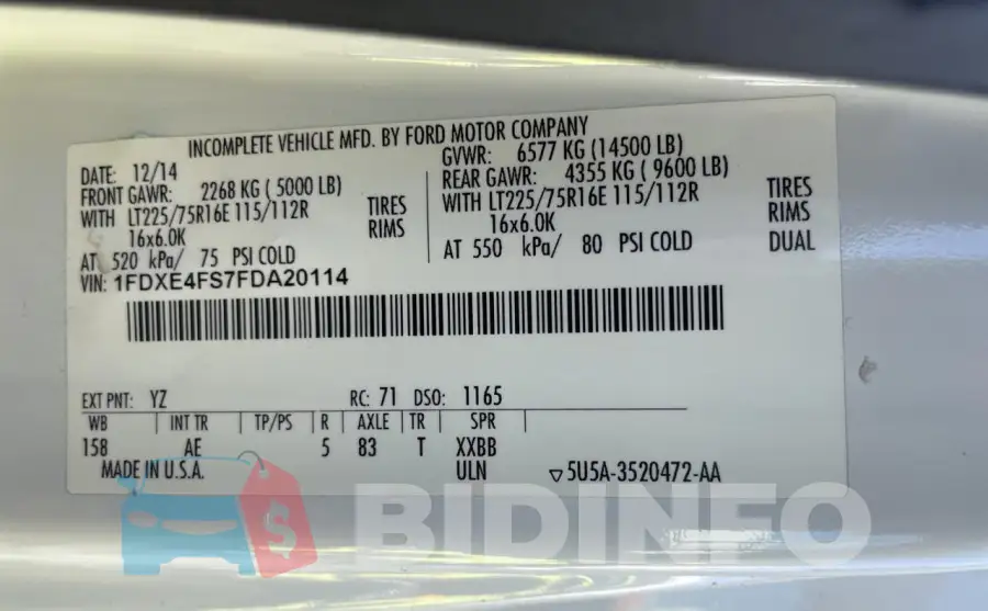 1FDXE4FS7FDA20114 Photo# 10