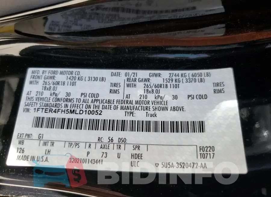 1FTER4FH5MLD10052 Photo# 12