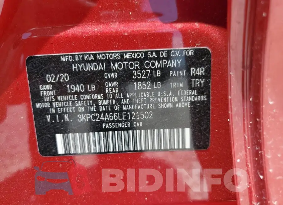 3KPC24A66LE121502 Photo# 12