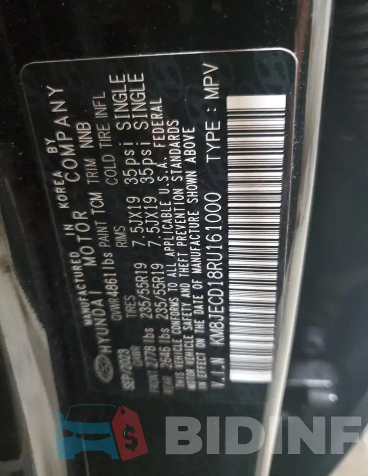 KM8JECD18RU161000 Photo# 14