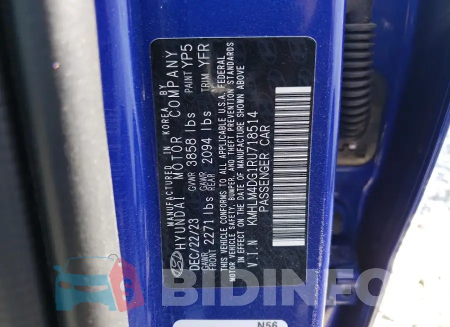 KMHLM4DG1RU718514 Photo# 13