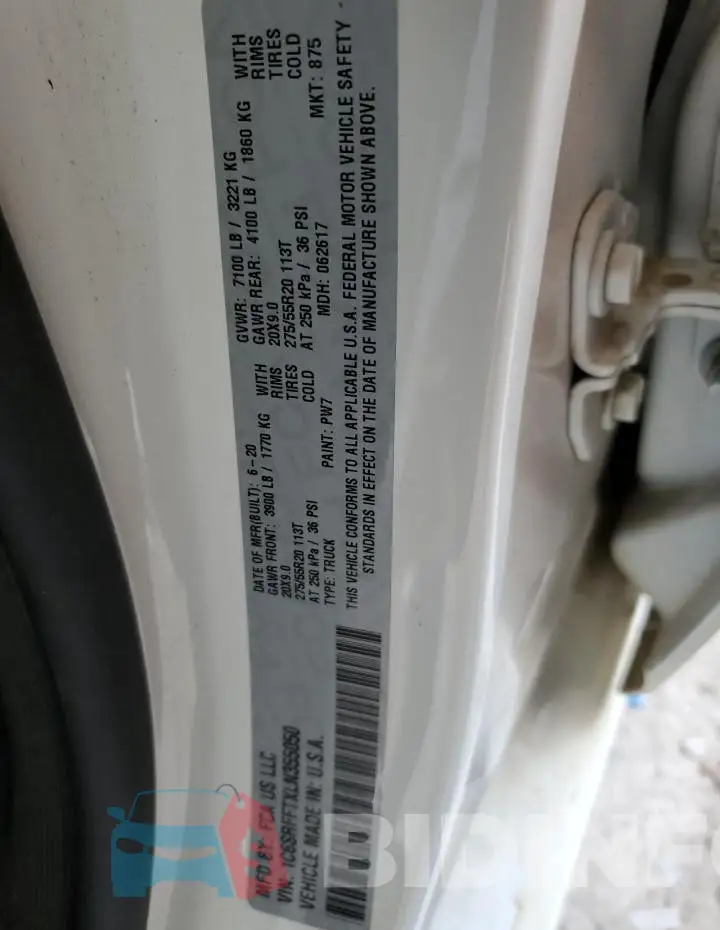 1C6SRFFTXLN355050 Photo# 12