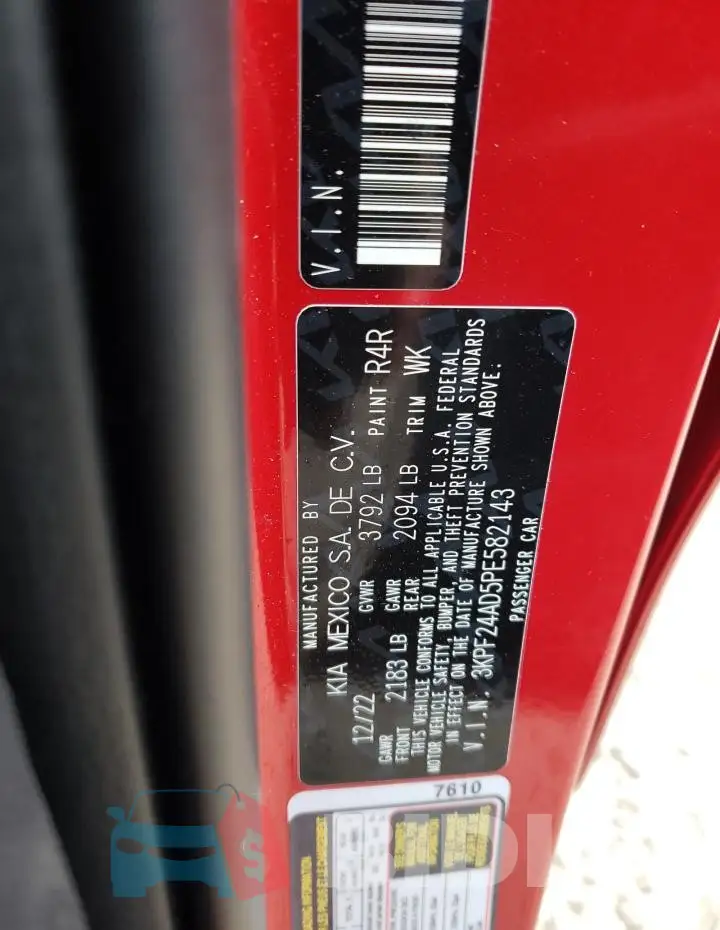 3KPF24AD5PE582143 Photo# 12