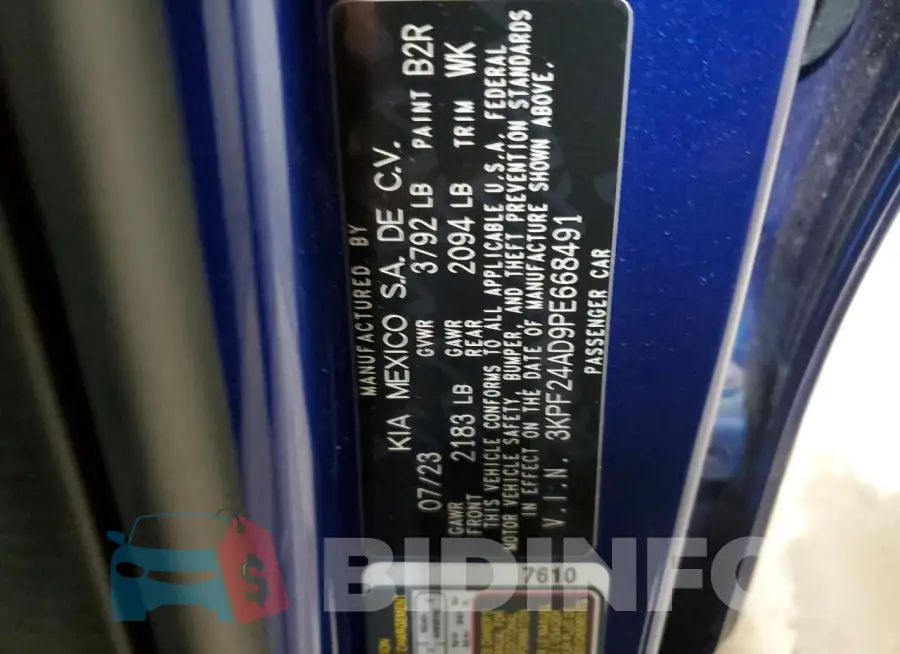 3KPF24AD9PE668491 Photo# 12