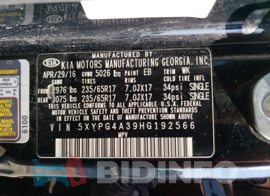5XYPG4A39HG192566 Photo# 13
