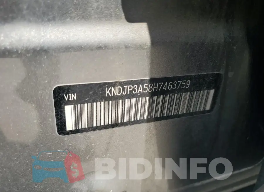 KNDJP3A58H7463759 Photo# 13