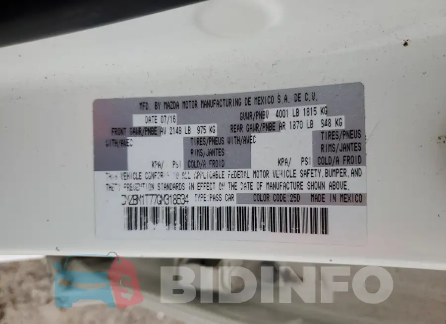 3MZBM1T77GM318634 Photo# 12
