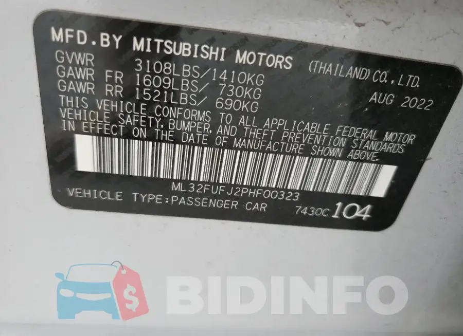 ML32FUFJ2PHF00323 Photo# 12