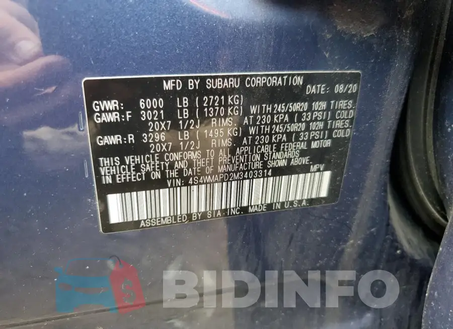 4S4WMAPD2M3403314 Photo# 13