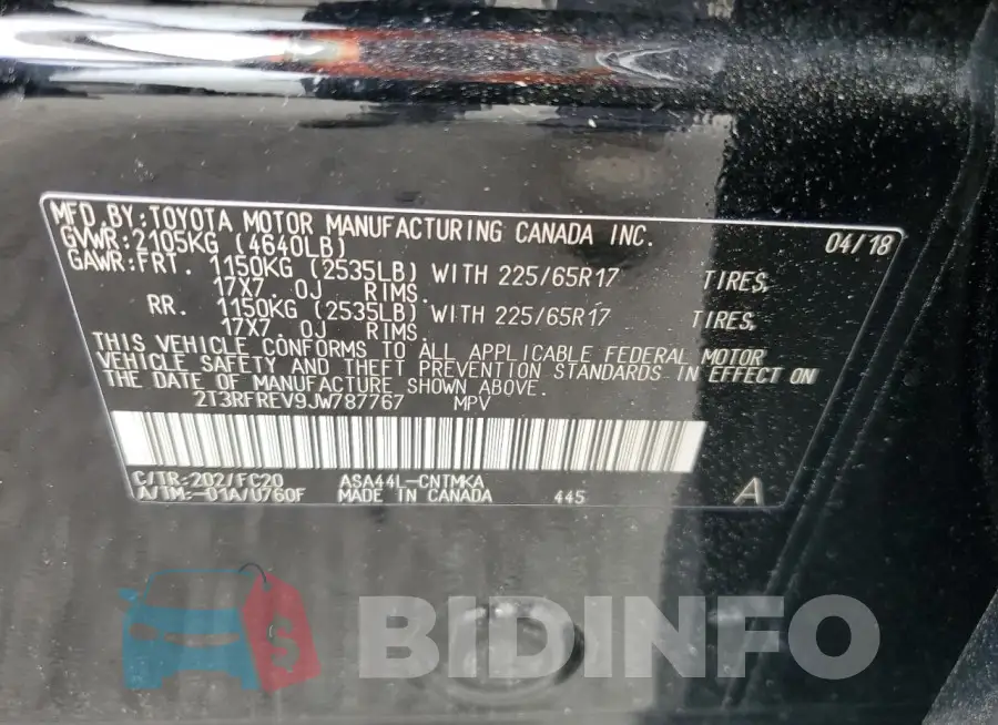 2T3RFREV9JW787767 Photo# 13
