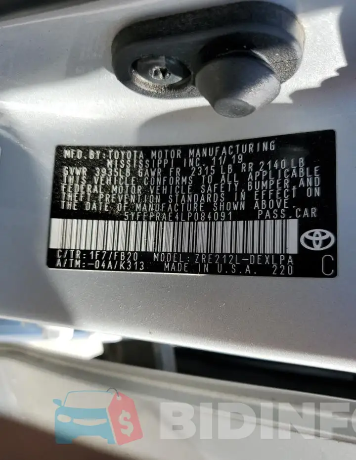 5YFEPRAE4LP084091 Photo# 12
