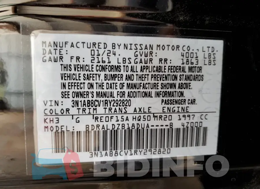 3N1AB8CV1RY292820 Photo# 12