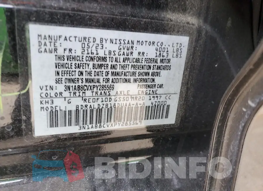 3N1AB8CVXPY285569 Photo# 12