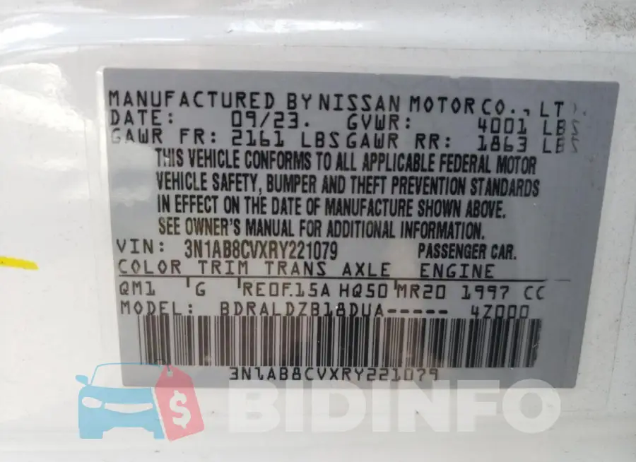 3N1AB8CVXRY221079 Photo# 12