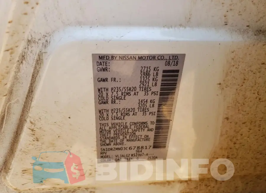 5N1DR2MN0JC678817 Photo# 14