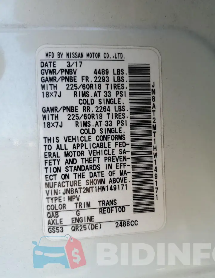 JN8AT2MT1HW149171 Photo# 12