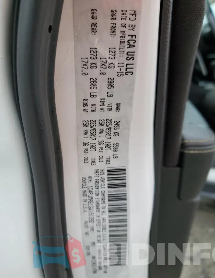 1C4PJMAB1GW191292 Photo# 13