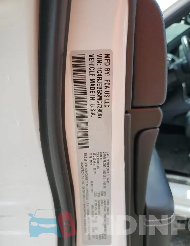 1C4RJEBG5MC739087 Photo# 12
